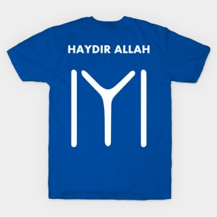 Haydir Allah Kayi Flag Ertugrul Bey Kurulus Osman Drillis Ottoman Empire Turkey Istanbul Gift T-Shirt